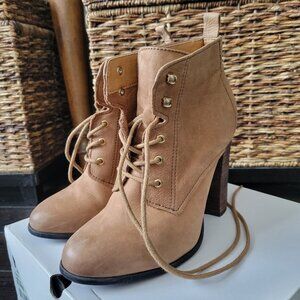 Aldo lace up booties